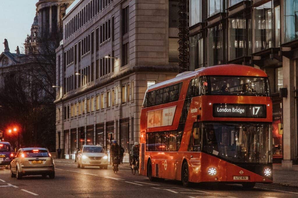 A double-decker bound for London Bridge